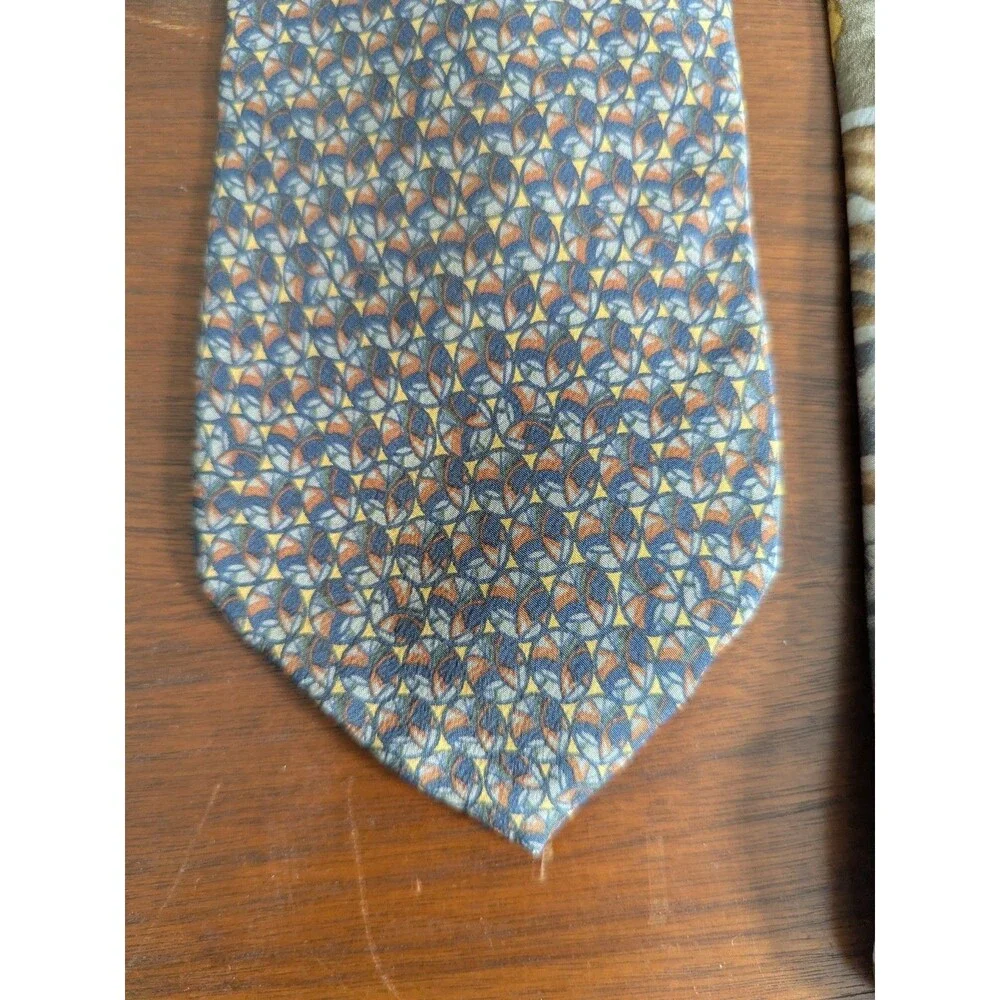 Lot of 4 Jerry Garcia Silk Ties 90s Vtg Stonehenge Paris Rain Landscape with Eye